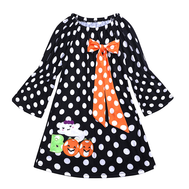 Pitkähihainen Tytöt’ Halloween mekko